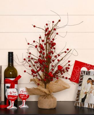 Valentine's Berry Heart Table Tree