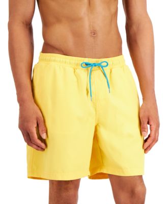 yellow swim trunks mens