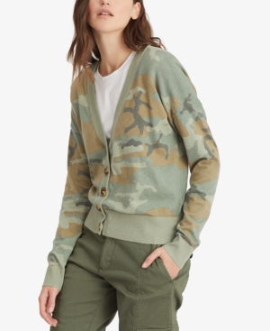 Sanctuary Let's Hang Camo-Print Cardigan