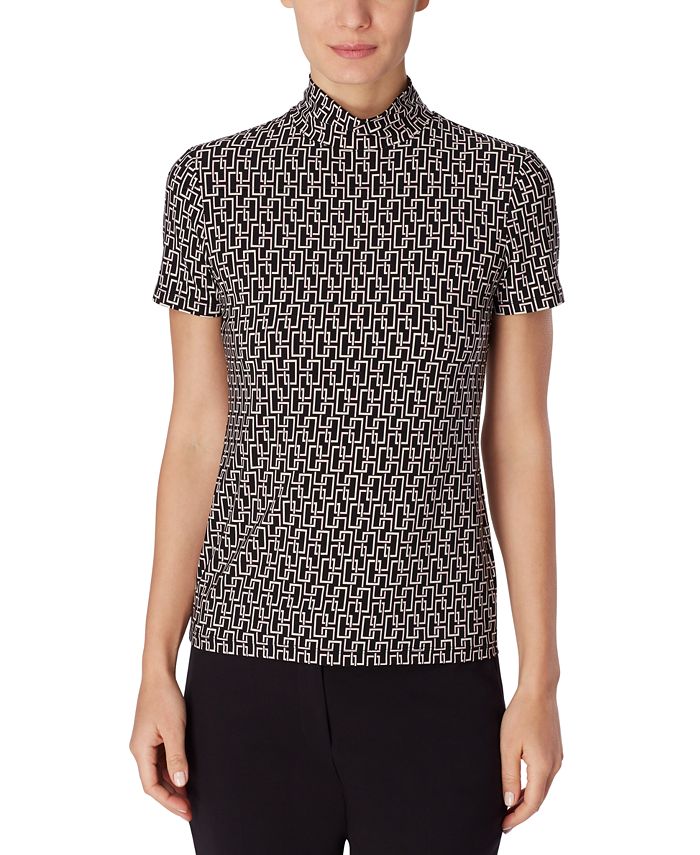 Anne Klein Chain Link Knit Top Macy's