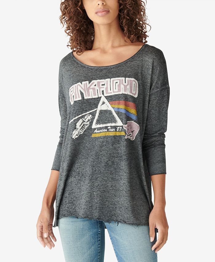 Lucky Brand Pink Floyd Graphic Print T-Shirt - Macy's