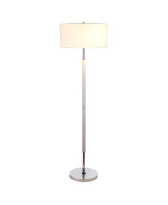 61.5" Metal Simone 2-Light Floor Lamp