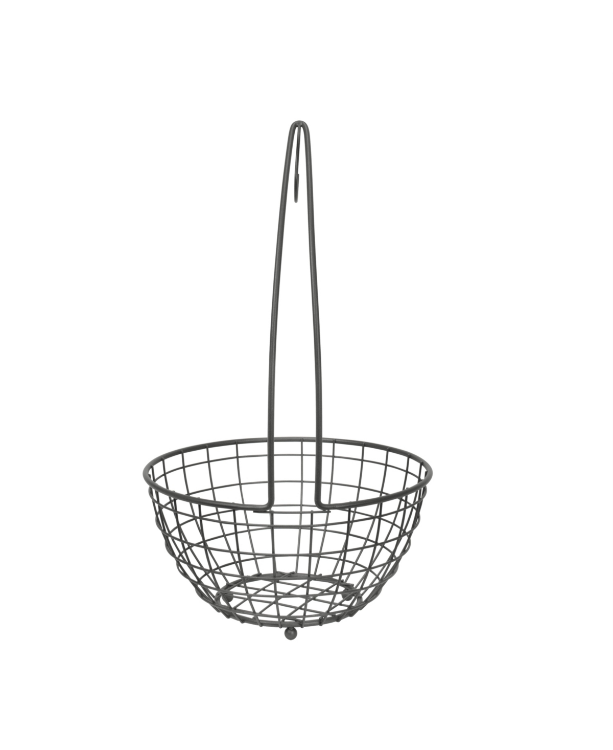 Grid Fruit Tree, Space Saving Fruit Holder with Attached Banana Stand, Open Basket Design to Keep Produce Fresh Longe