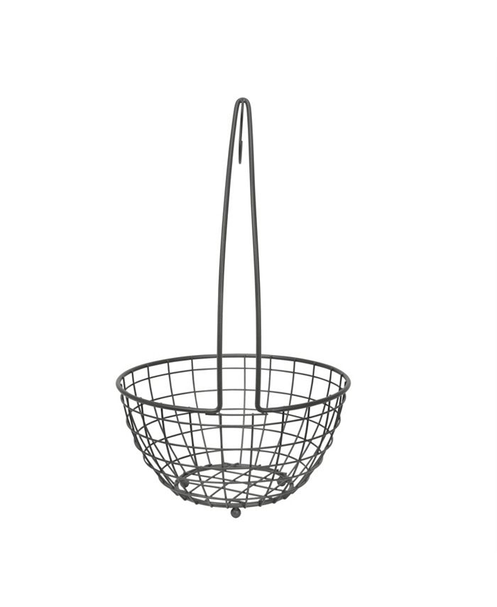 Tovolo Grid Small Fruit Tree, Space Saving Fruit Holder with Attached Banana Stand, Open Basket