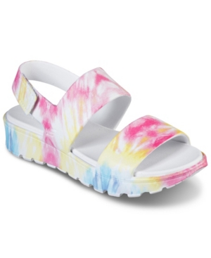 Skechers Women's Cali Gear: Footsteps - Groovy Te-Dye Sandals from Finish Line