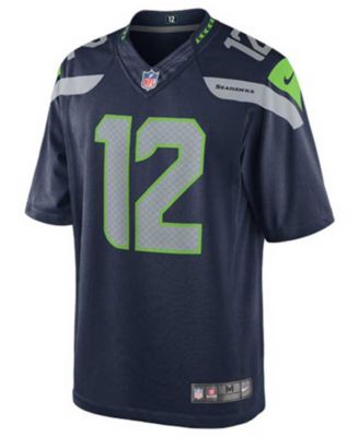 Kids' Twelfth Man Seattle Seahawks Game Jersey, Big Boys (8-20)
