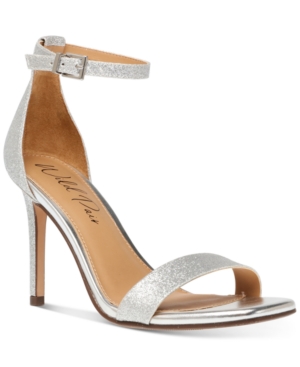 Shop Wild Pair Bethie Two-piece Dress Sandals, Created For Macy's In Silver Glitter