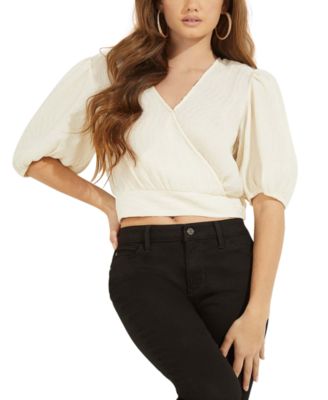 GUESS - Lara Puff-Sleeve Top
