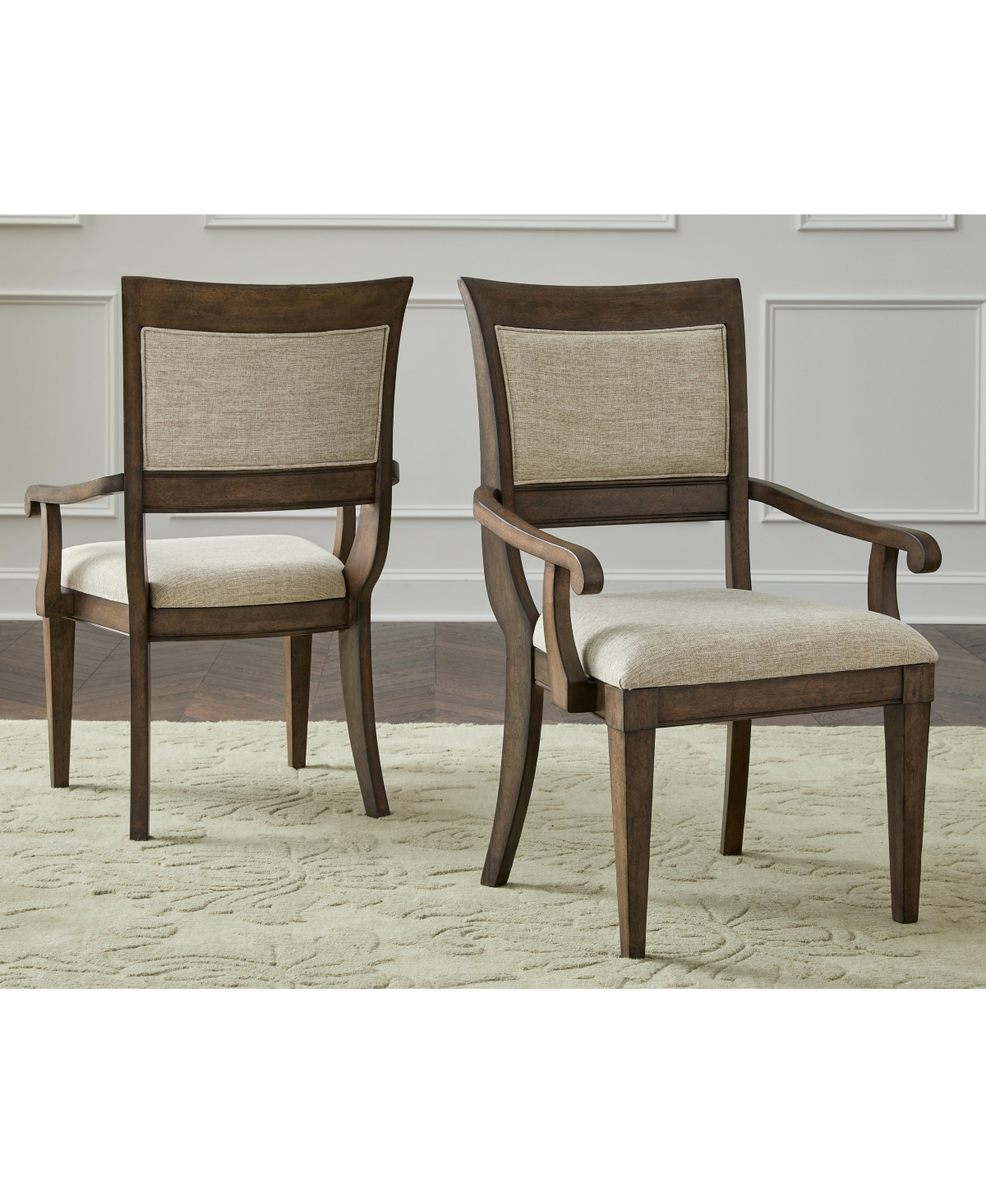 Furniture Stafford Arm Chair 2pc Set, Created For Macy's