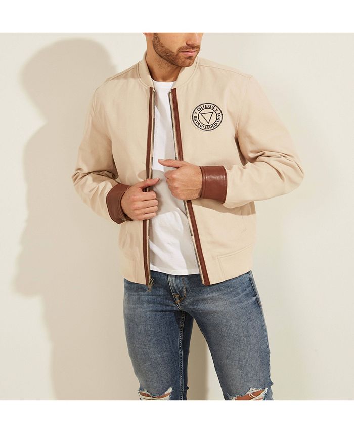GUESS Men s Davis Sailor Bomber Jacket Macy s