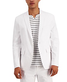 Men's Slim-Fit Stretch Linen Blend Suit Jacket, Created for Macy's 
