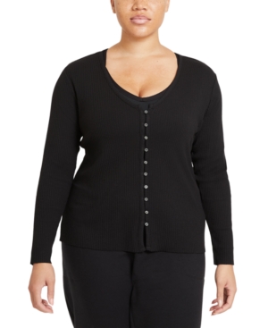 Nike Plus Size Women's Yoga Ribbed Cardigan Sweater
