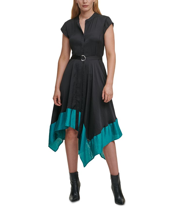 Donna karan handkerchief best sale dress