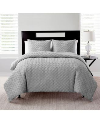 Photo 1 of KING SIZE VCNY Home Nina Embossed 3 Piece Comforter Set Collection - Grey
Machine Wash & Tumble Dry
