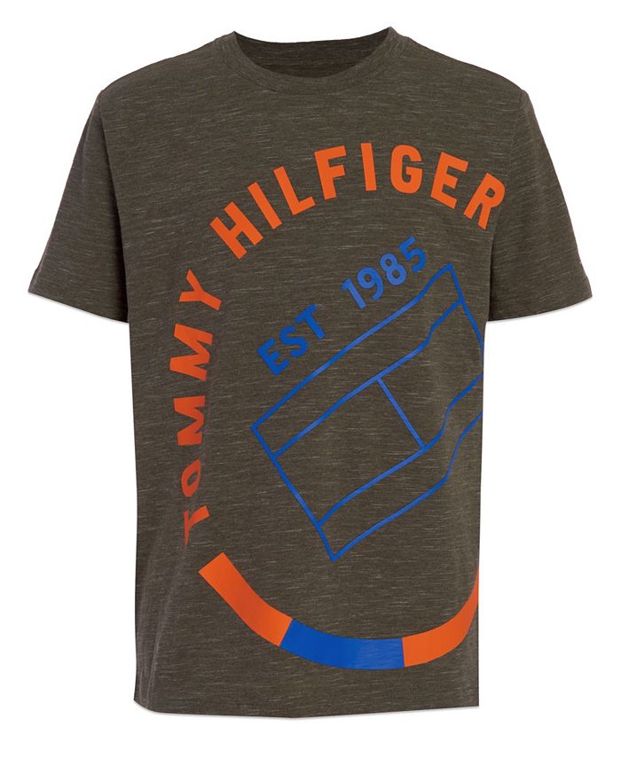 Tommy Hilfiger Big Boys Circle Mark Graphic Short Sleeve T-shirt - Macy's