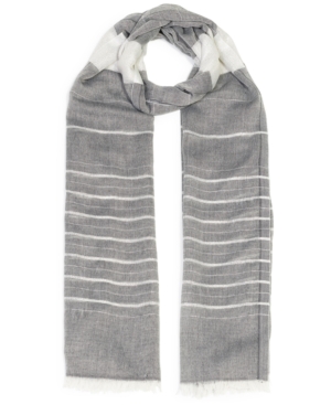 Calvin Klein Chambray Metallic Striped Wrap