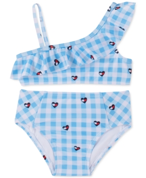 Tommy Hilfiger Baby Girls 2-Pc Gingham Ruffle Swimsuit
