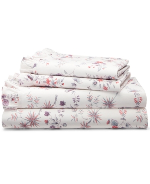 Lauren Ralph Lauren Maddie Blossom Cotton Percale 4-pc. Sheet Set, Queen  Bedding In Classic Cream Multi | ModeSens