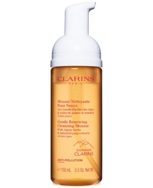 Shop Clarins Gentle Renewing Foaming Cleansing Mousse, 5.5 Oz.