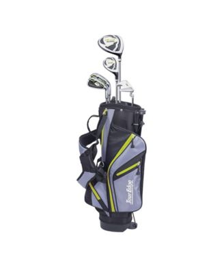 Hot Launch 7-10 yrs Green Junior Complete Golf Set - Green / Right Hand