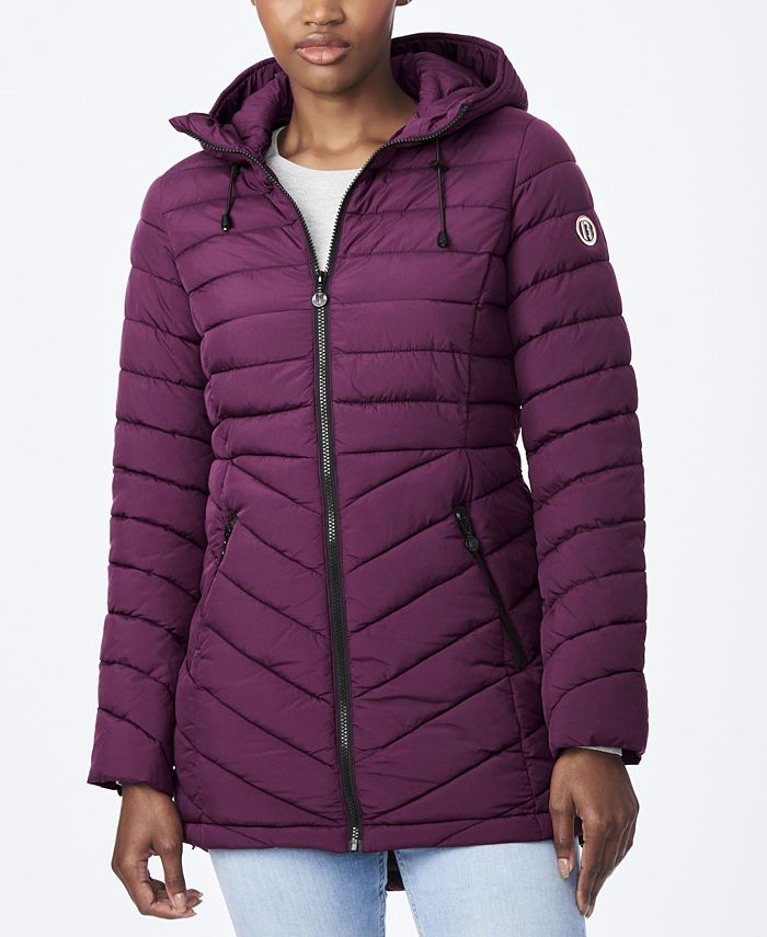 Bernardo EcoPlume Quilted Micro Touch Coat Macy s