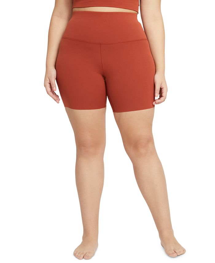 Nike Plus Size Women's Yoga Luxe Shorts - Macy's