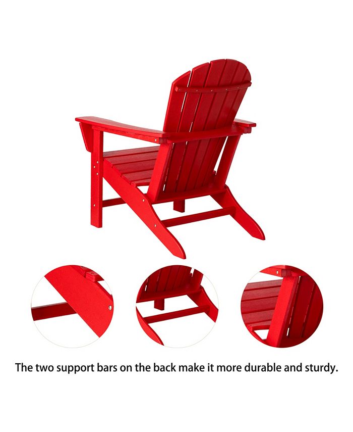 Elm Plus High Density Polyethylene Adirondack Chair & Reviews