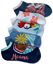 Disney's® 5-Pk. Graphic-Print Socks, Little Girls & Big Girls