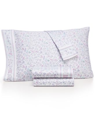 Whim By Martha Stewart Ditsy Floral 250 Thread Count 100% Cotton 4-Pc ...