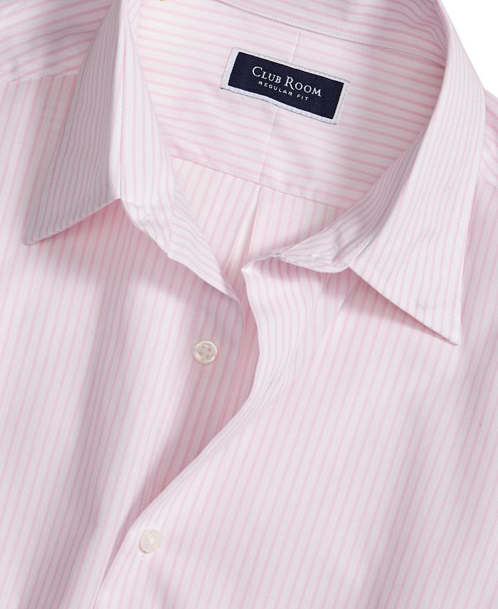 Club Room Men's Classic/Regular-Fit Stripe Dress Shirt, Created for ...
