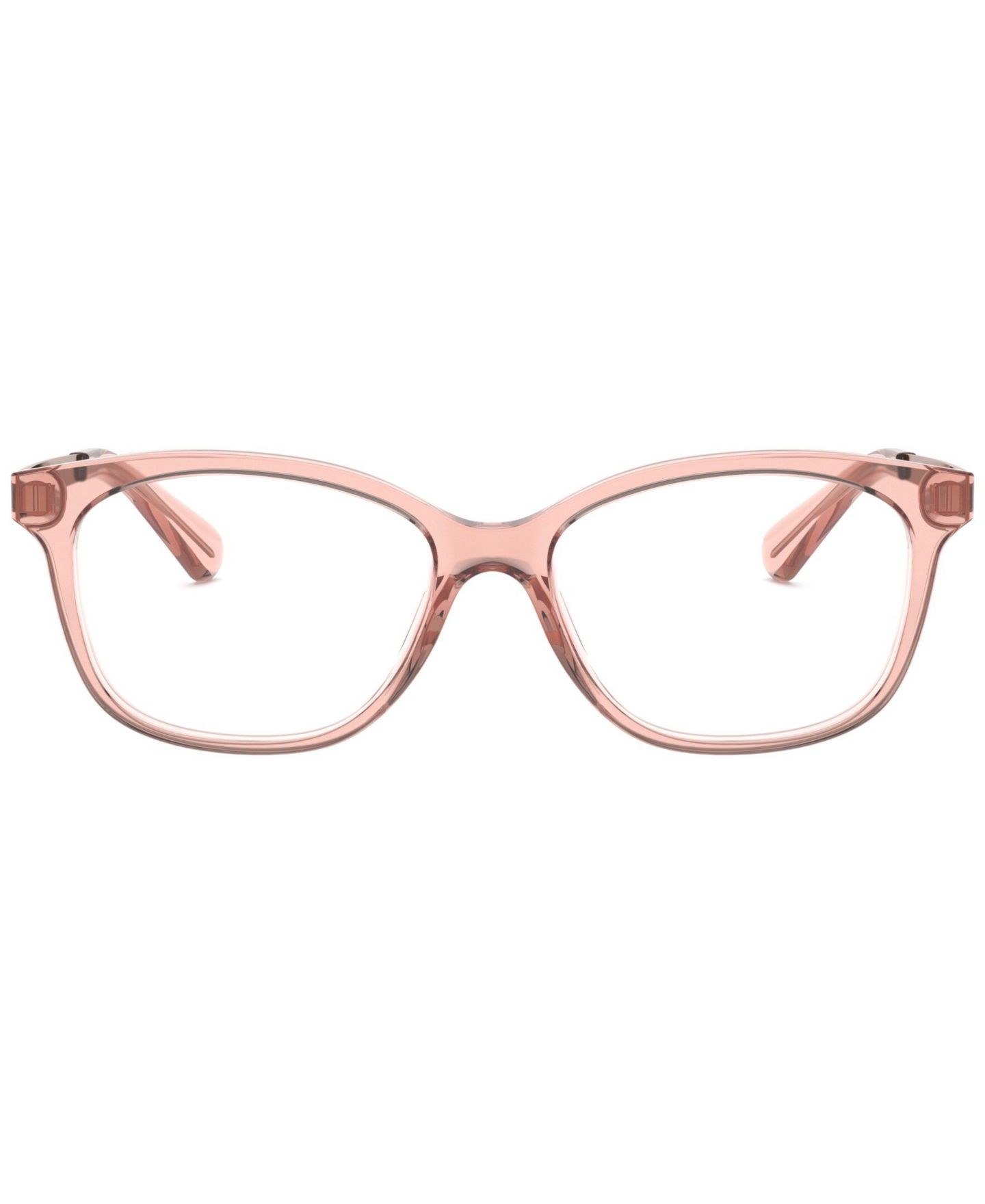 Женские очки Michael Kors Woman Rectangle Plastic MK4035 Ambrosine Eyeglasses, цвет: Прозрачный шелковичный — фото 2