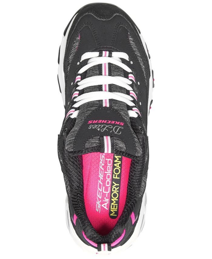 Skechers Women's D'Lites Me Time Wide Width Walking Sneakers from