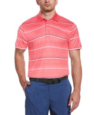Pga Tour Men's Striped Polo Shirt
