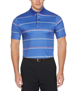 Pga Tour Men's Striped Polo Shirt