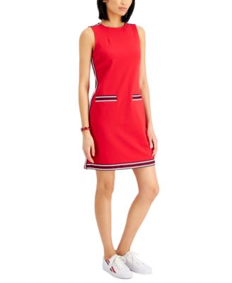 tommy hilfiger striped sleeveless dress