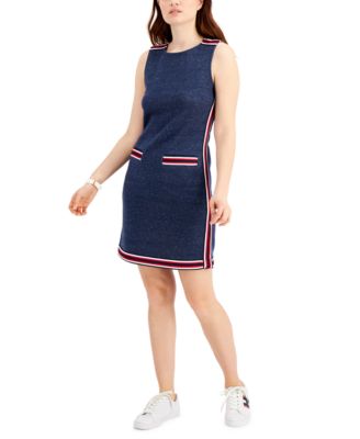 tommy hilfiger striped sleeveless dress