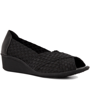 Karen Scott Yarelda Slip-On Wedge Sandals Created for Macy's Women's Shoes