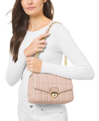 michael michael kors soho small quilted leather shoulder bolsa