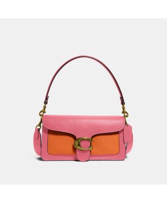 coach coated canvas signature exotic patchwork stripe parker top handle