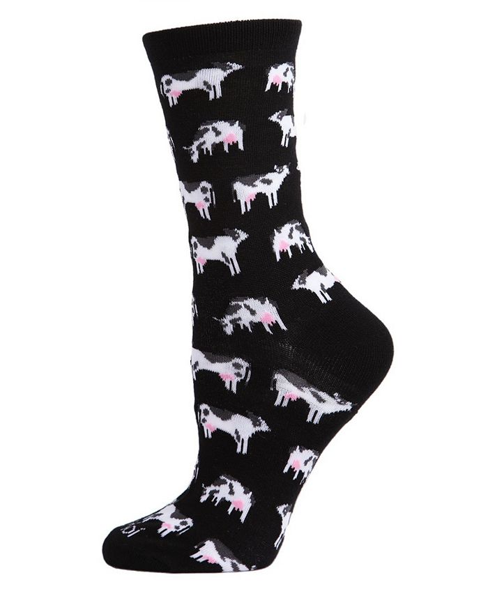 MeMoi Women's Cows Crew Socks - Macy's