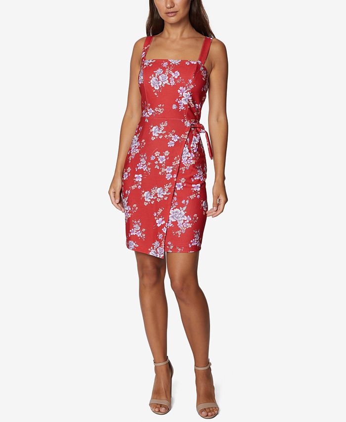 Betsey Johnson Petite Floral Print A Line Dress Macy s