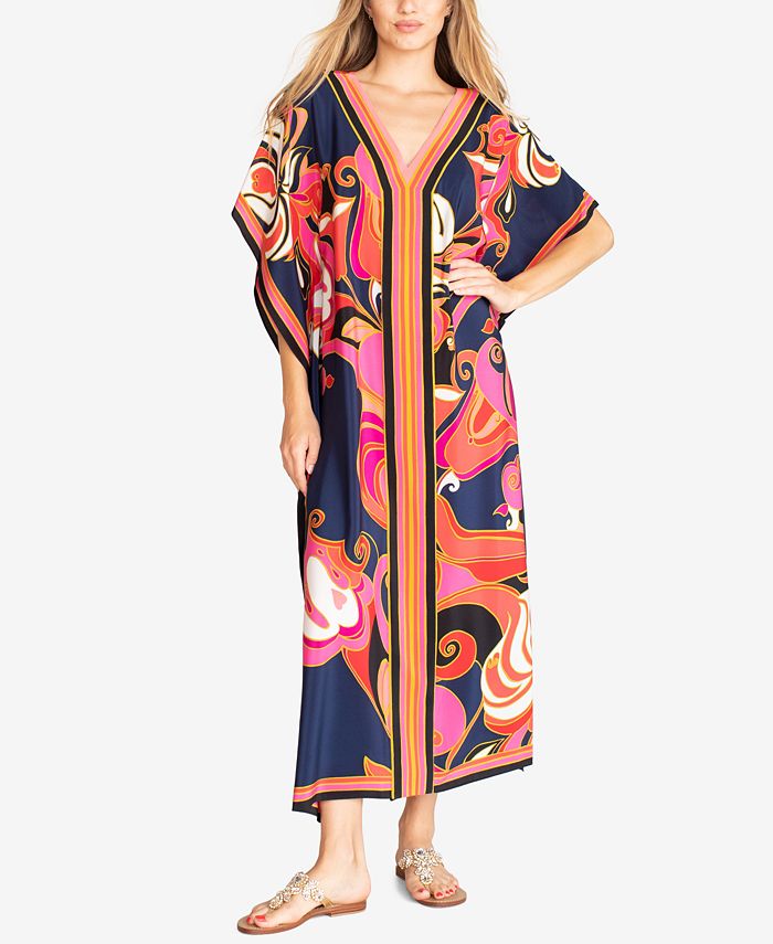 Trina Turk Theodora Silk Printed Maxi Dress - Macy's