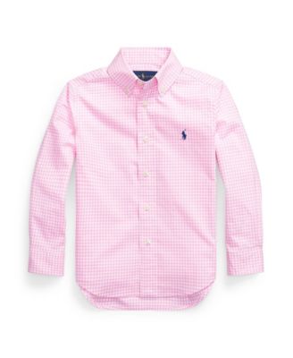 baby boy pink polo shirt