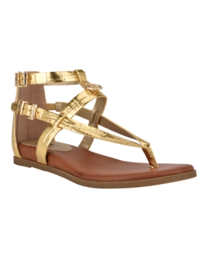 Gbg Los Angeles Women's Caura Strappy Flat Sandals Women's Shoes