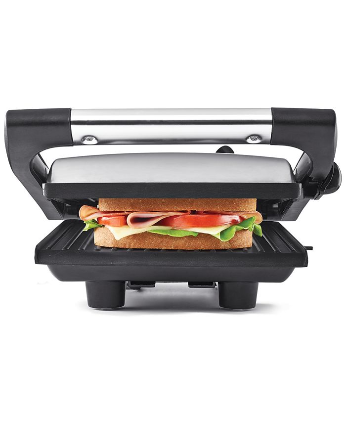OVENTE 750W Electric Panini Press Grill Breakfast Sandwich Maker GP0401B -  Macy's