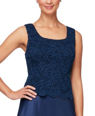 Lace Jacket & Lace-Top Gown