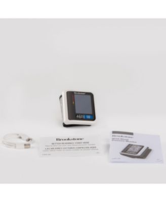 brookstone wrist blood pressure monitor