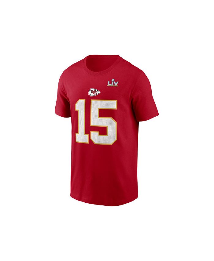 Patrick Mahomes Kansas City Chiefs Mens Red Super Bowl LV Nike