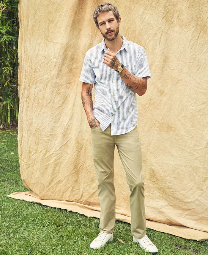 Men's Jean Cut Straight-Fit All Seasons Tech Khaki Pants - thumbnail 7