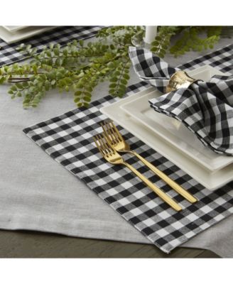 Reversible Gingham - Buffalo Check Placemat Set